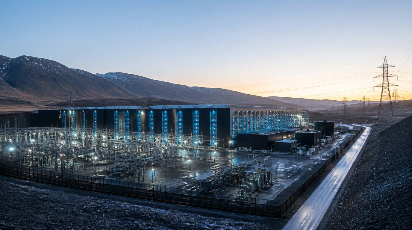 Sovereign AI data center campus integrated with national energy infrastructure
